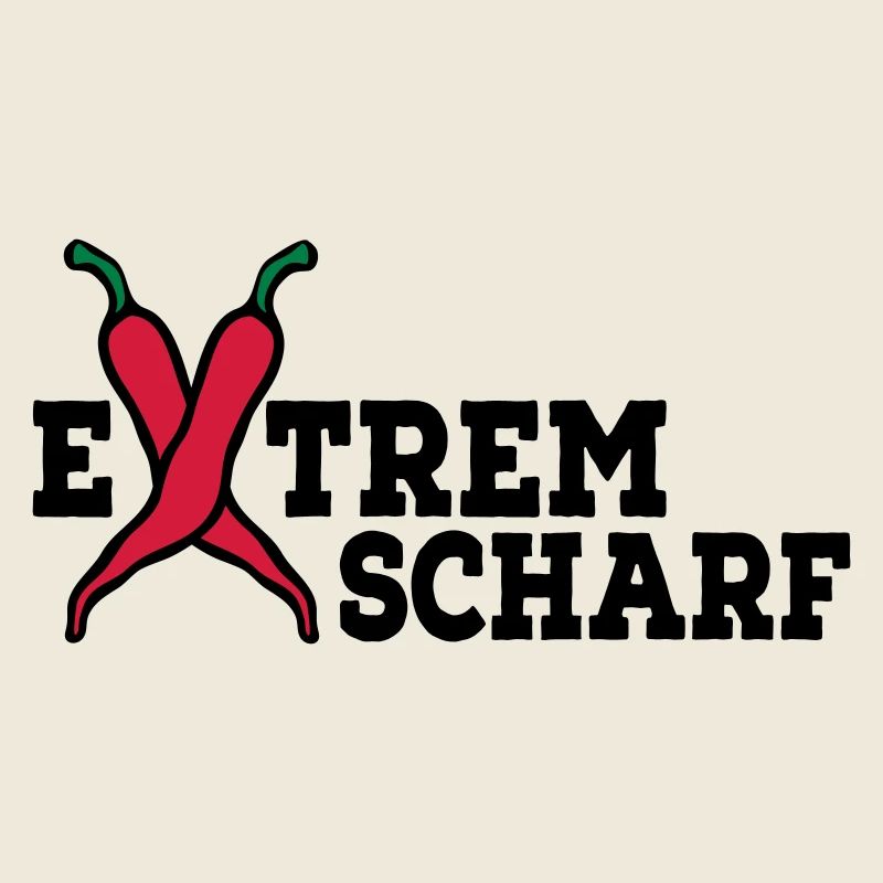 extrem scharf