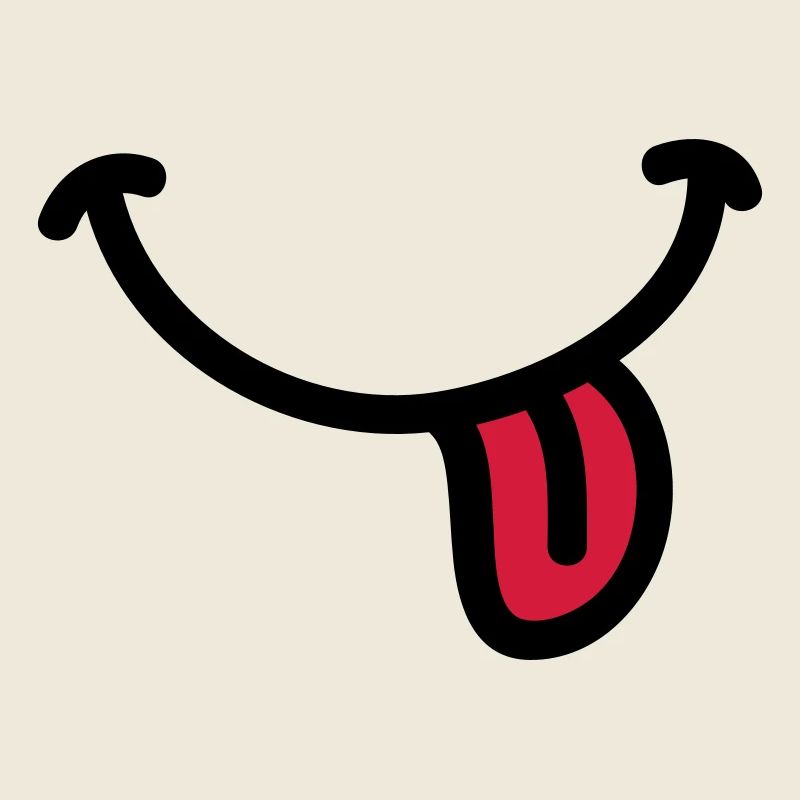 Smiley sourire langue