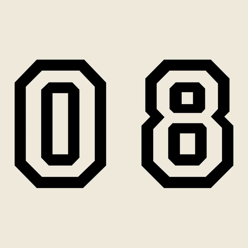 nombre - 08 - zéro huit