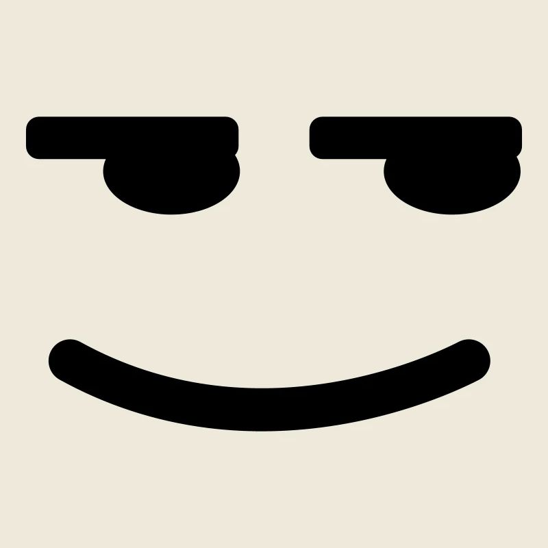 Zufriedener Smiley