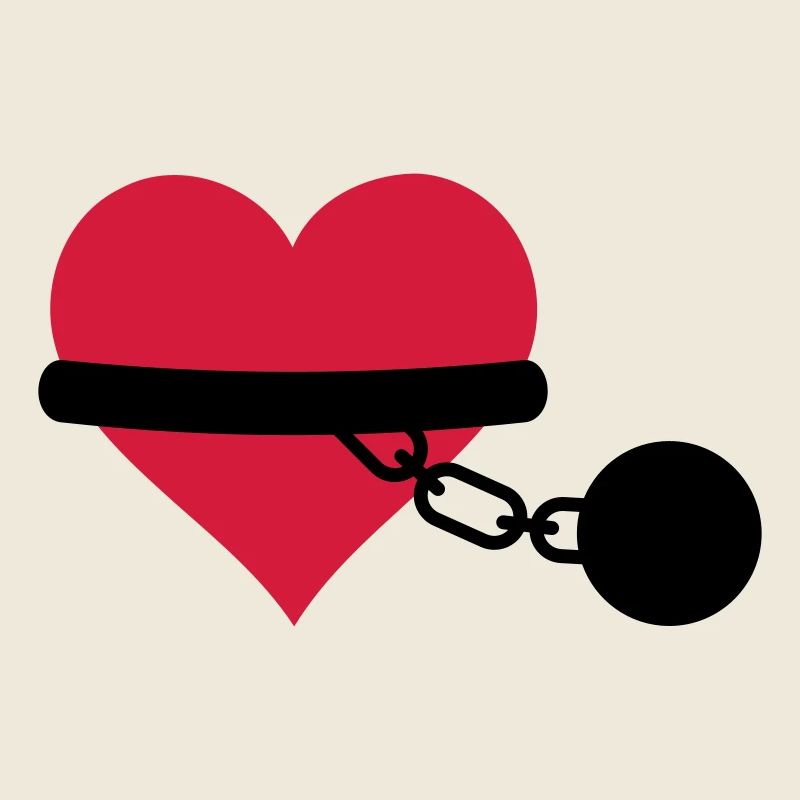 chained heart