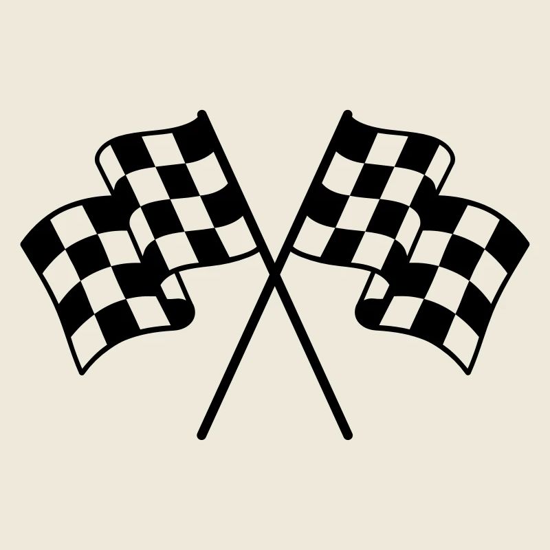 Drapeaux à Damier 1 couleur