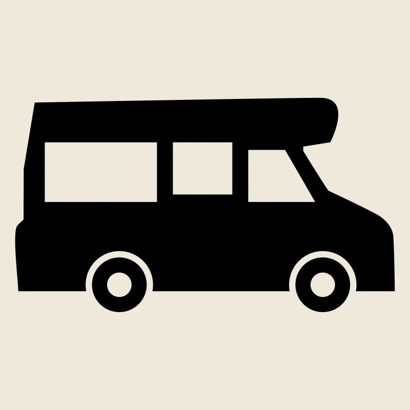 Icône du design logo caravane