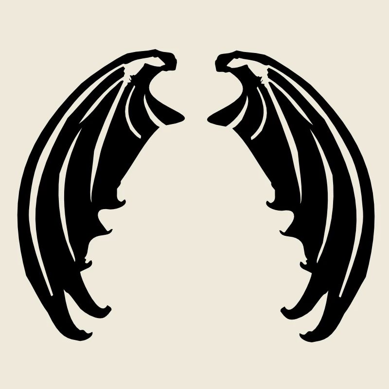 Wings of vampires or devils