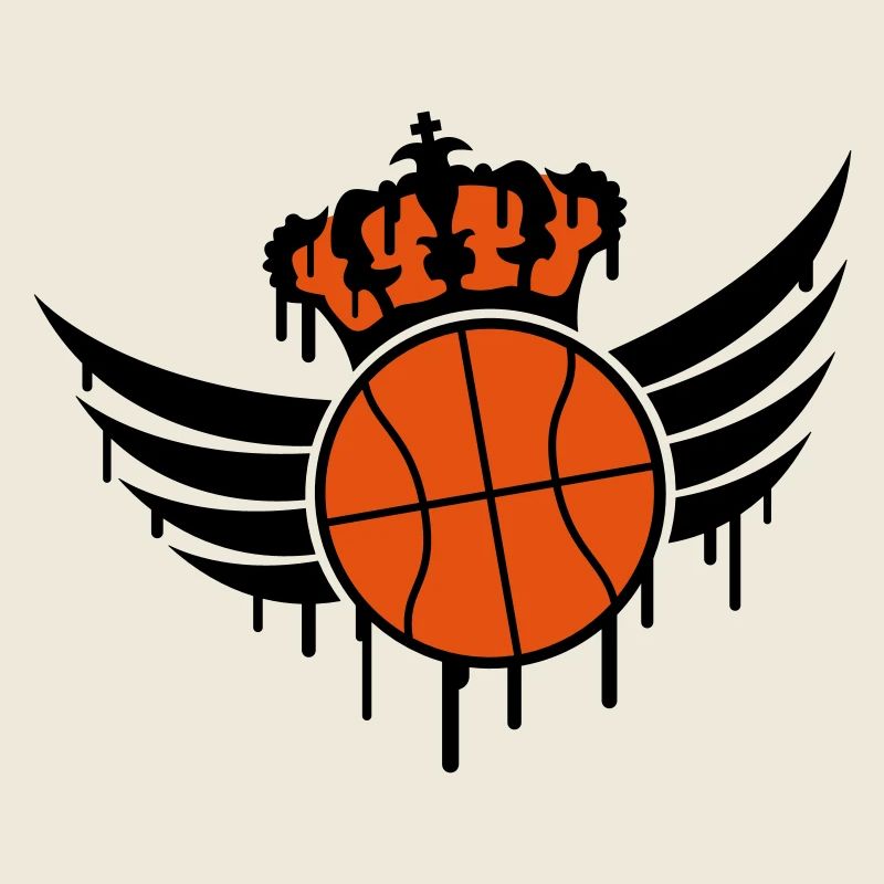 Basketball Blazon Logo Graffiti