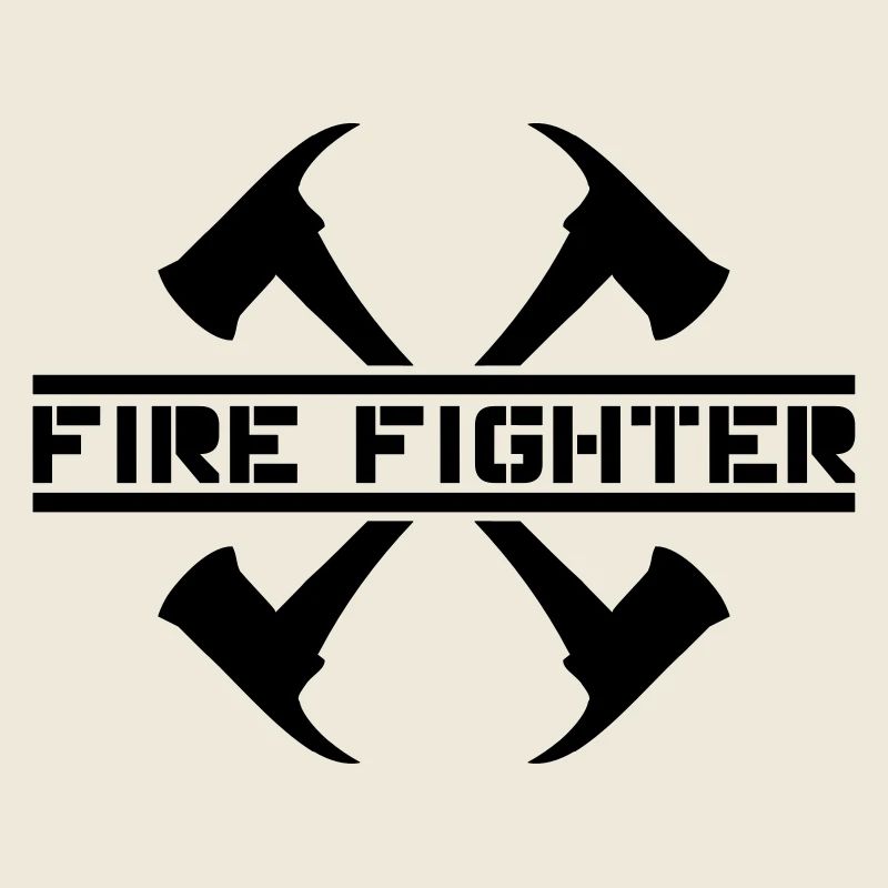2 fire axes firefighter