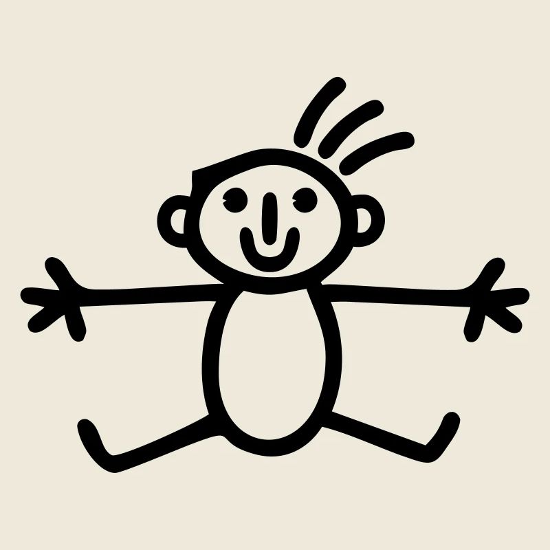 Strichmännchen Junge