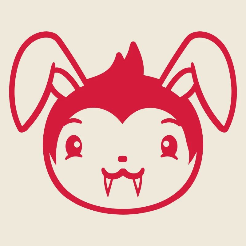 Bunny Vampire Sharp Long Teeth Halloween Costume