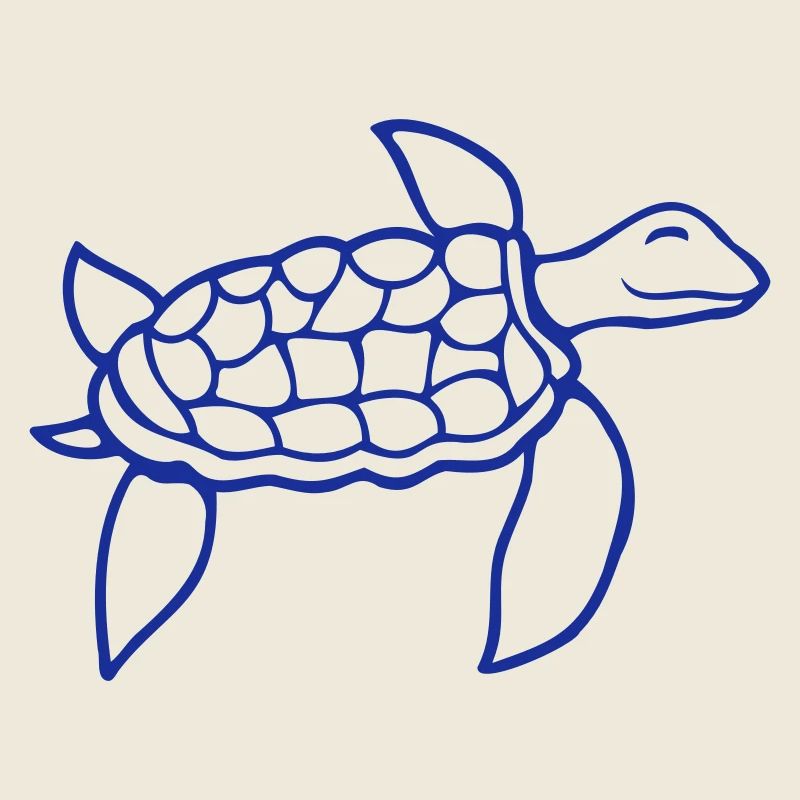 Tortue d’eau mignonne mignonne nageant joyeusement