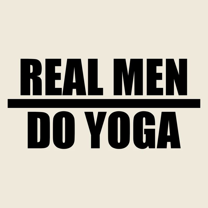 real men do yoga