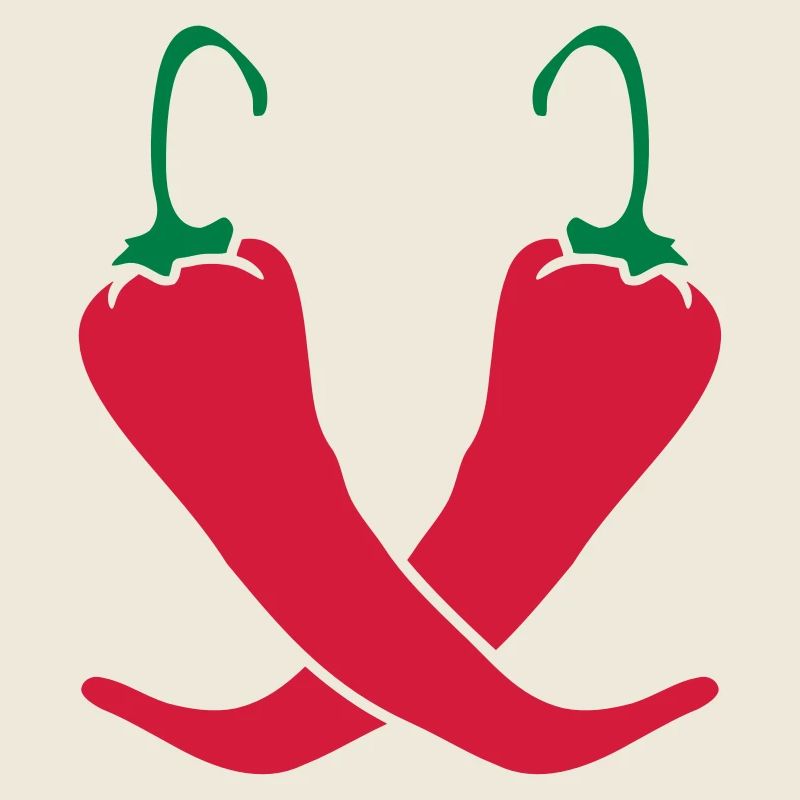 2 Chili Chilli Peperoni Scharf Hot