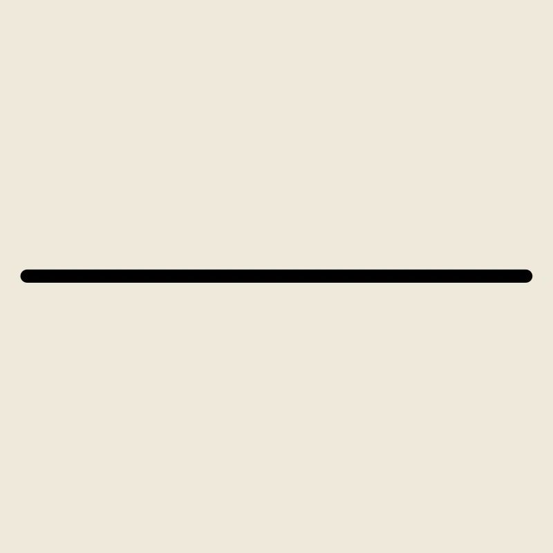 Math symbol - straight line