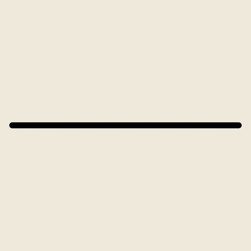 Math symbol - straight line