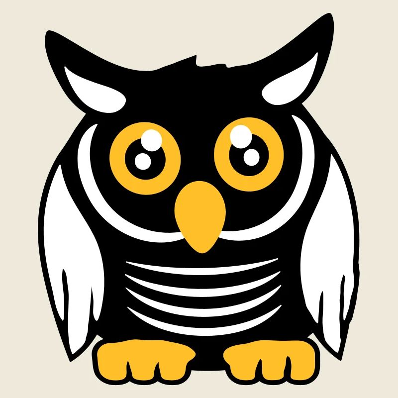 Eule Vogel Uhu Nachtvogel Schleiereule Kauz Comic