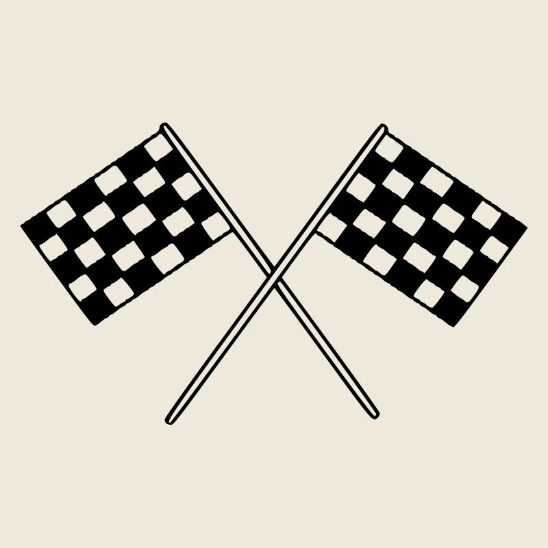 Drapeau Course Cible Voiture