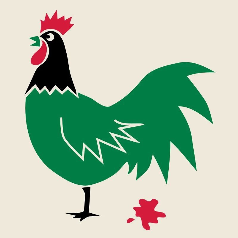 huhn verrückt crazy chick ente gans vogel kack