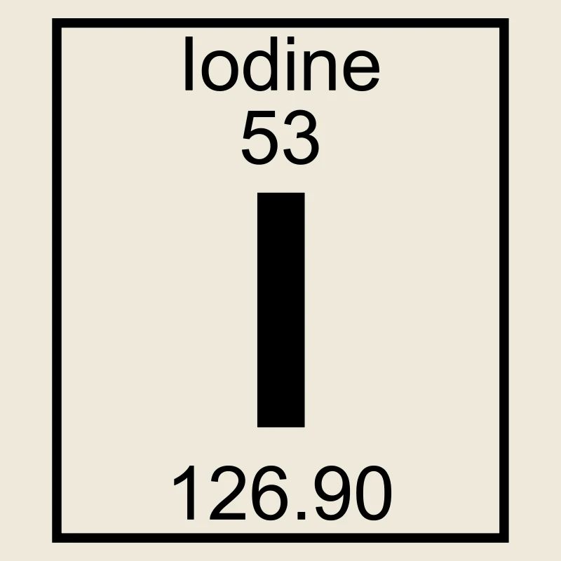 Element 053 - I (iodine) - Full