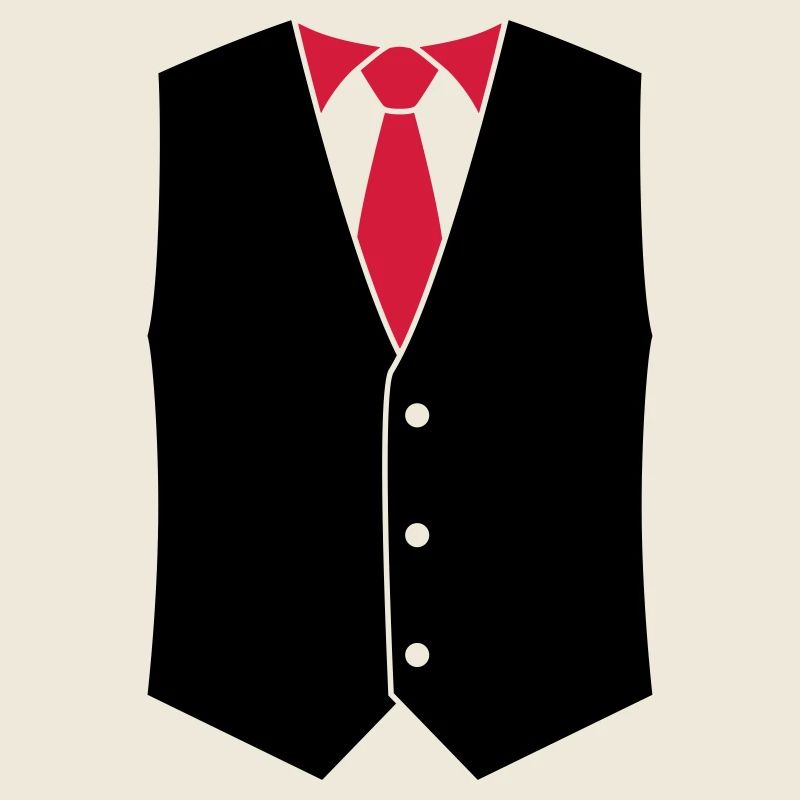 Weste mit Krawatte, 2fb