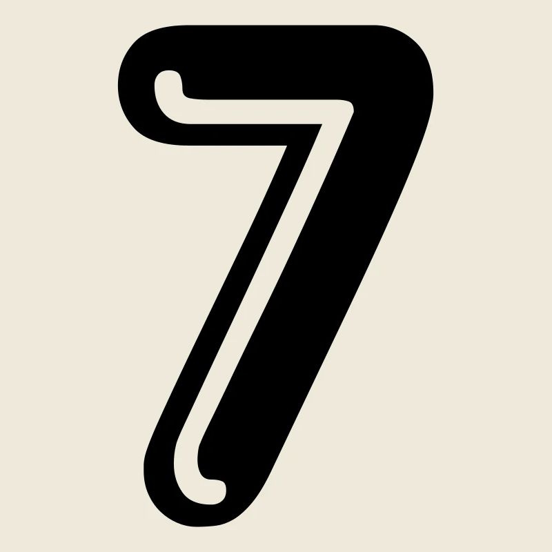 7 - back number