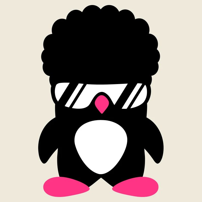 Funky Party Pingouin Lunettes de soleil Cool Style Coiffure
