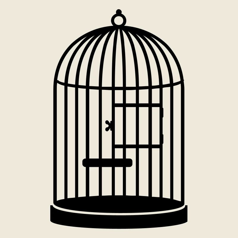 Leerer Käfig / empty cage (closed, 1c)