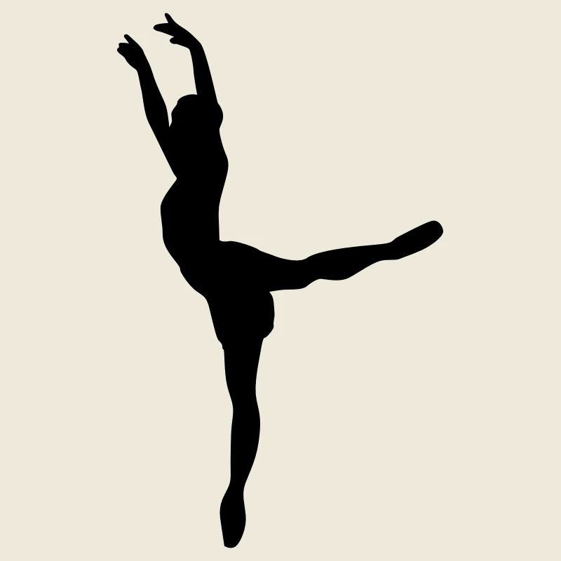 Vector Ballet dancer Silhouette