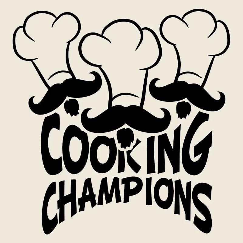 Cool Cooking Team Champions Friends Mustache