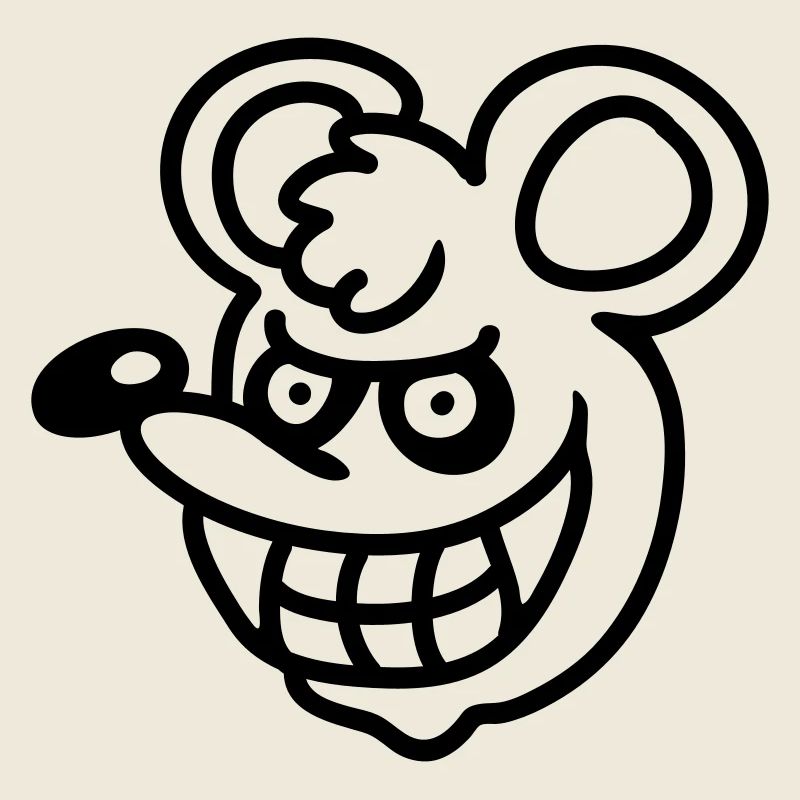 Vampire mouse - line