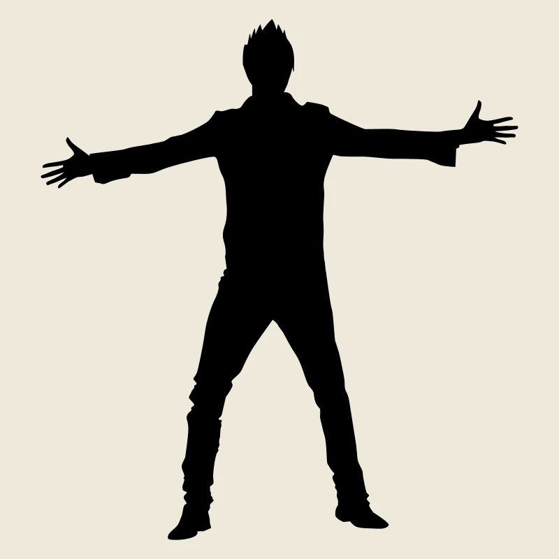 Man silhouette Silhouette vector design