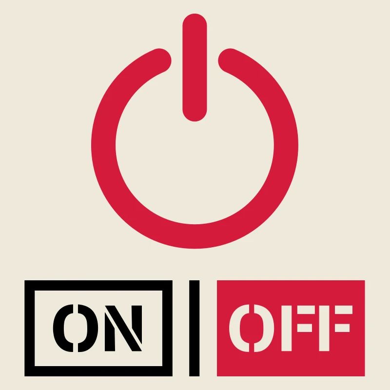 Off On Power Schalter Design