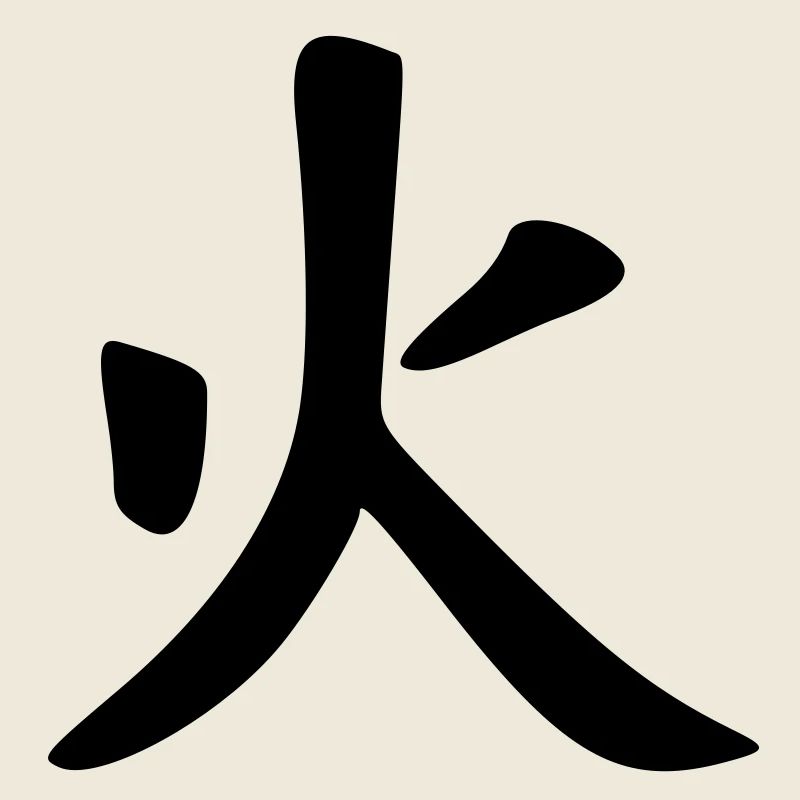 Fire (Element in kanji)