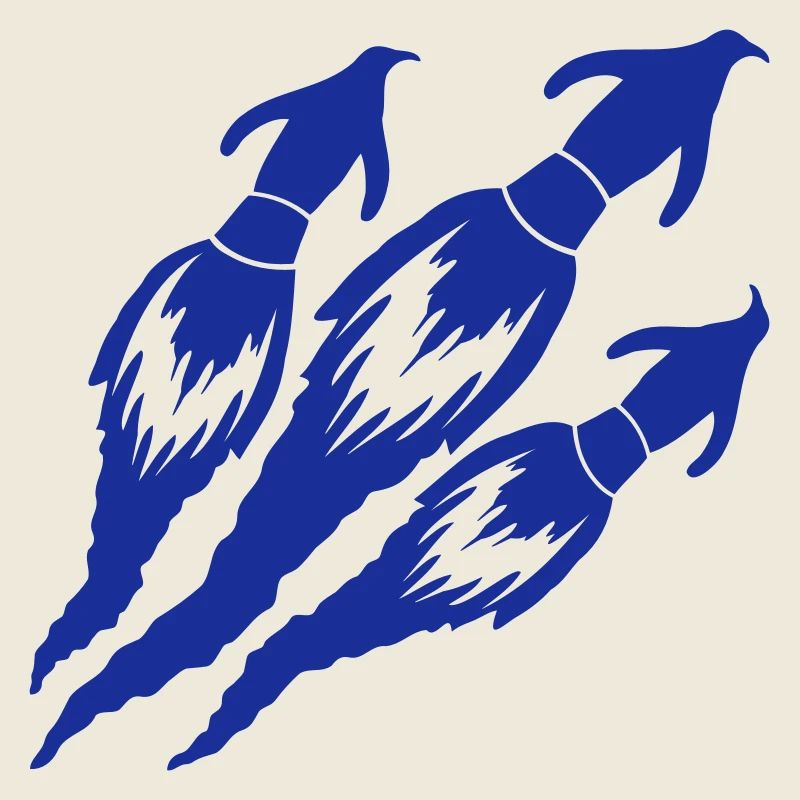 3 Funny Penguins Rockets Fire Team Vol Vol