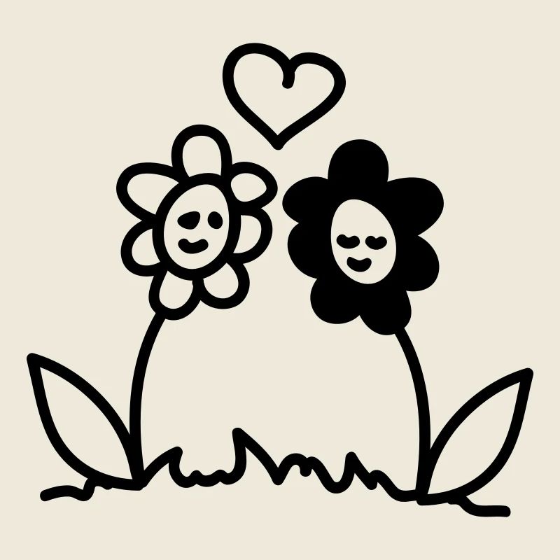 Fleurs dans l'amour - Ligne
