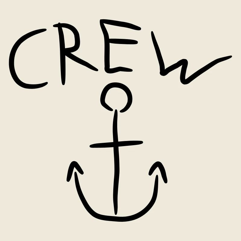 Crew Anchor Comic Logo