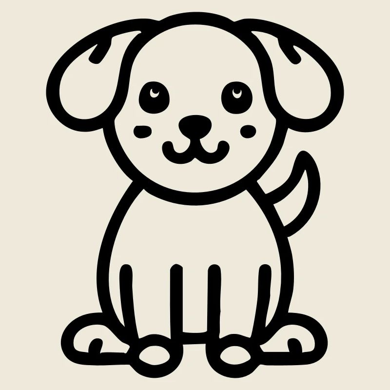chiot mignon chien chien