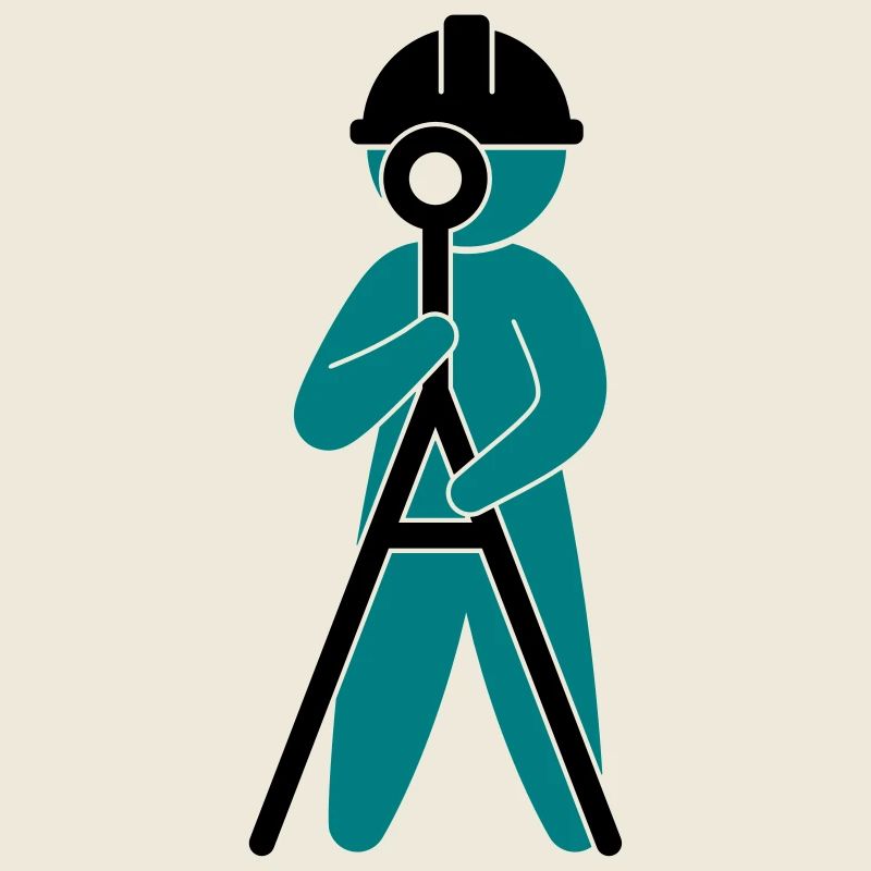 An engineer at a construction site