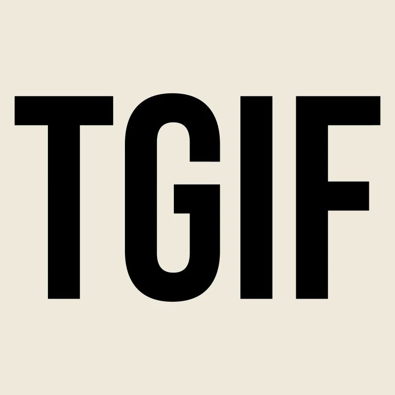 TGIF Lettering Gift
