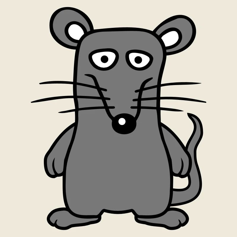 Mouse Mouse Cute Little Rat Rodent Funny Comic