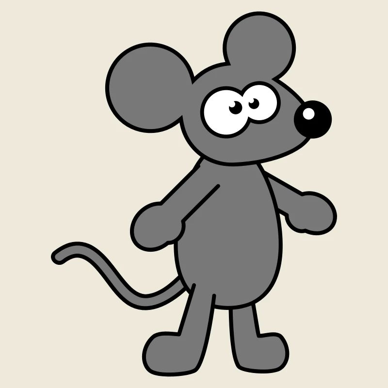 Mouse Mouse Cute Little Rat Rodent Funny Comic
