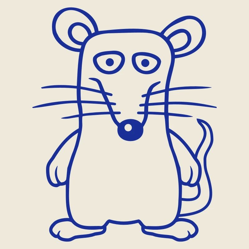 Mouse Mouse Cute Little Rat Rodent Funny Comic