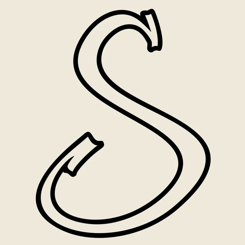 Inititiale. Lettre S / lettre S (1c)