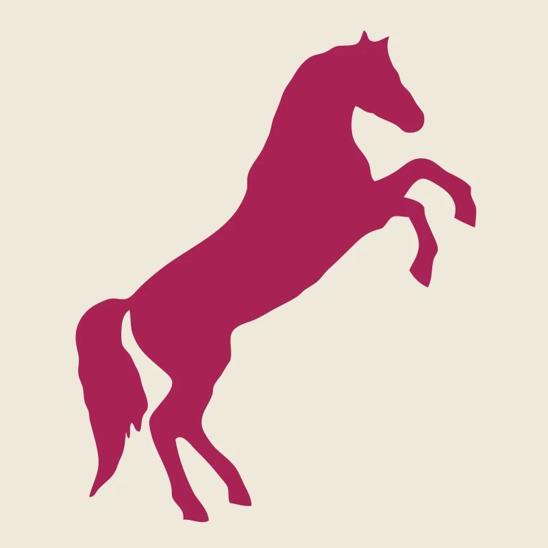 Steigendes Pferd / wildes Pferd