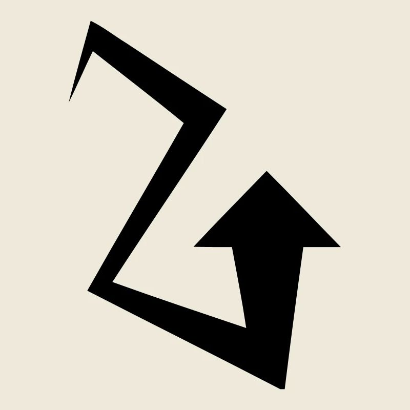 Zig Zag Pfeil
