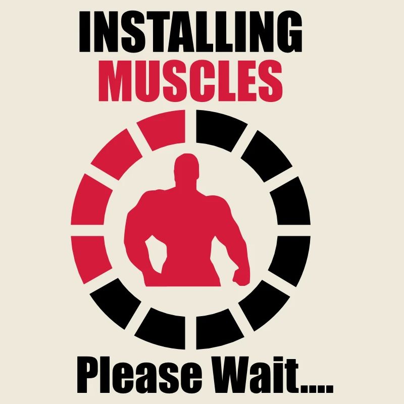 Installing Muscles (Loading) Funny Gym