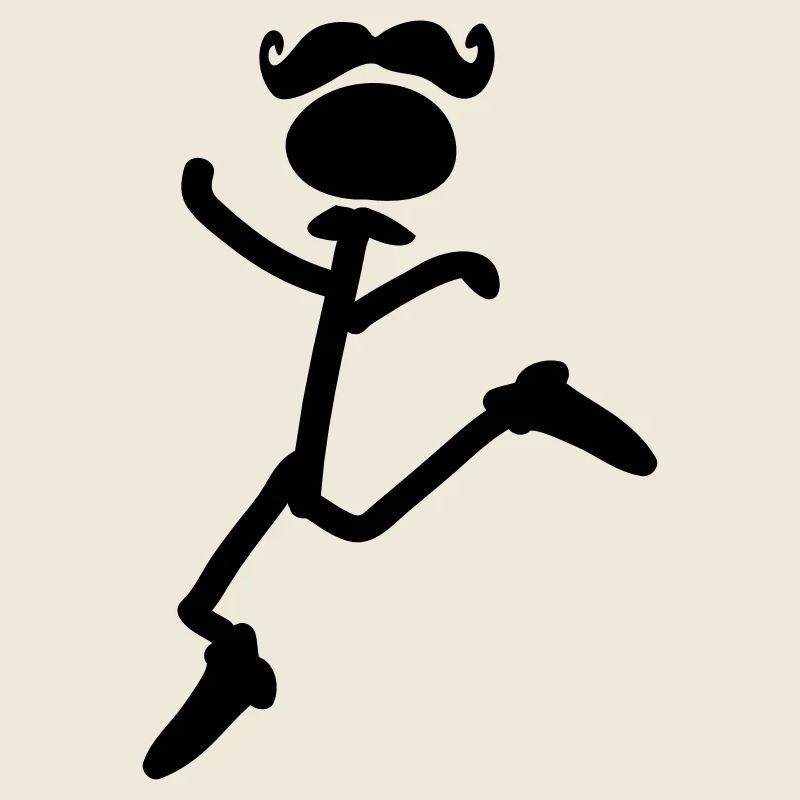 Funny hair dancer boy