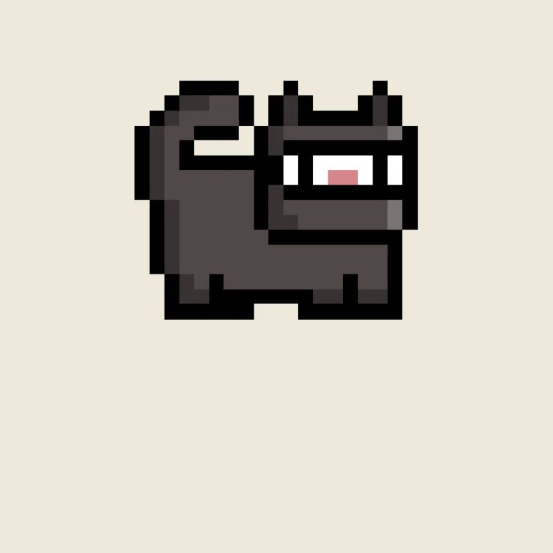 Retro Ninja Katze