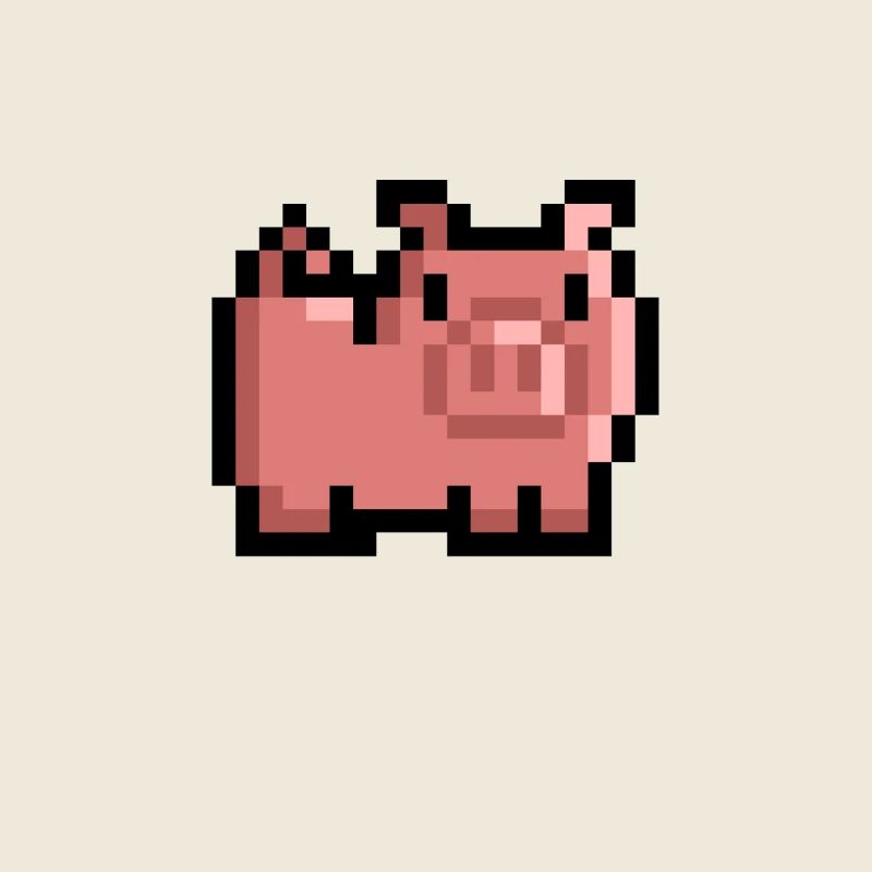 Retro pig