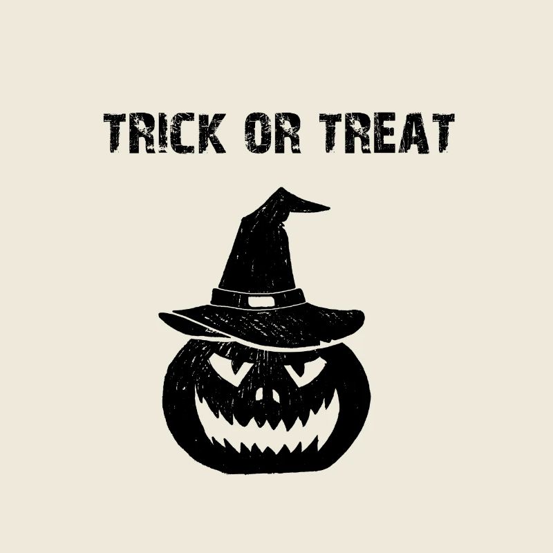 Halloween Süßes oder Saures trick or treat Kürbis