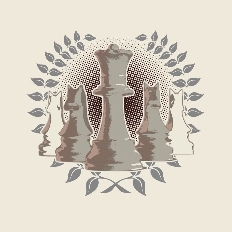 Echecs - pièces d'échecs