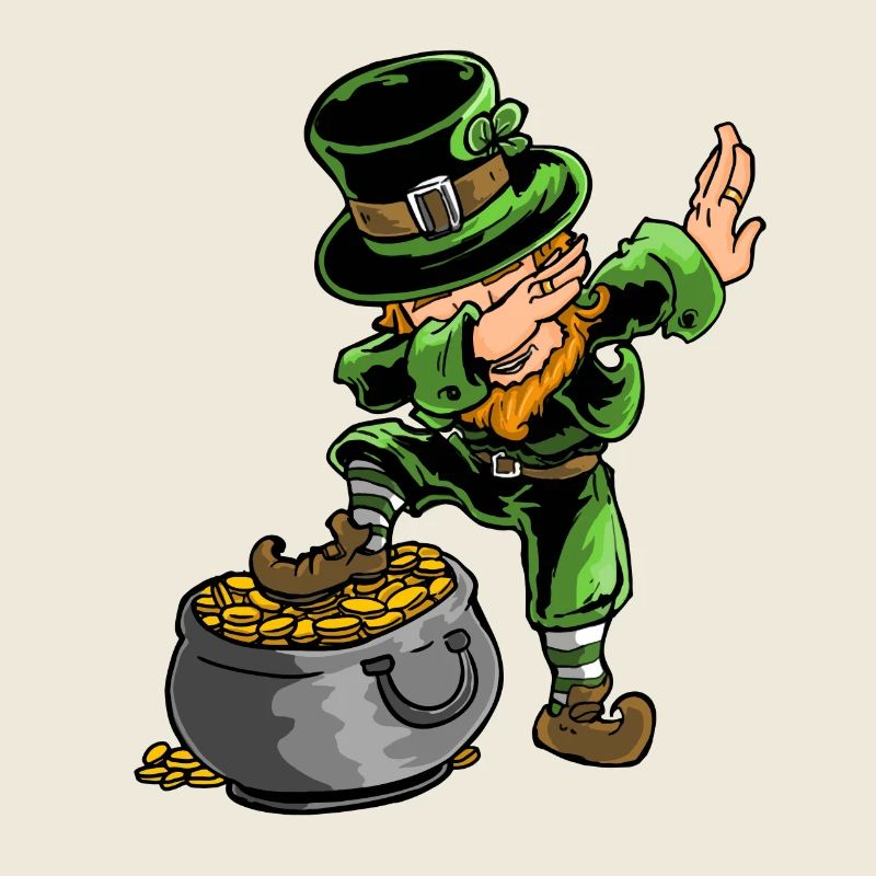 Dabbing Leprechaun Leprechaun St Patrick's Day T-shirts